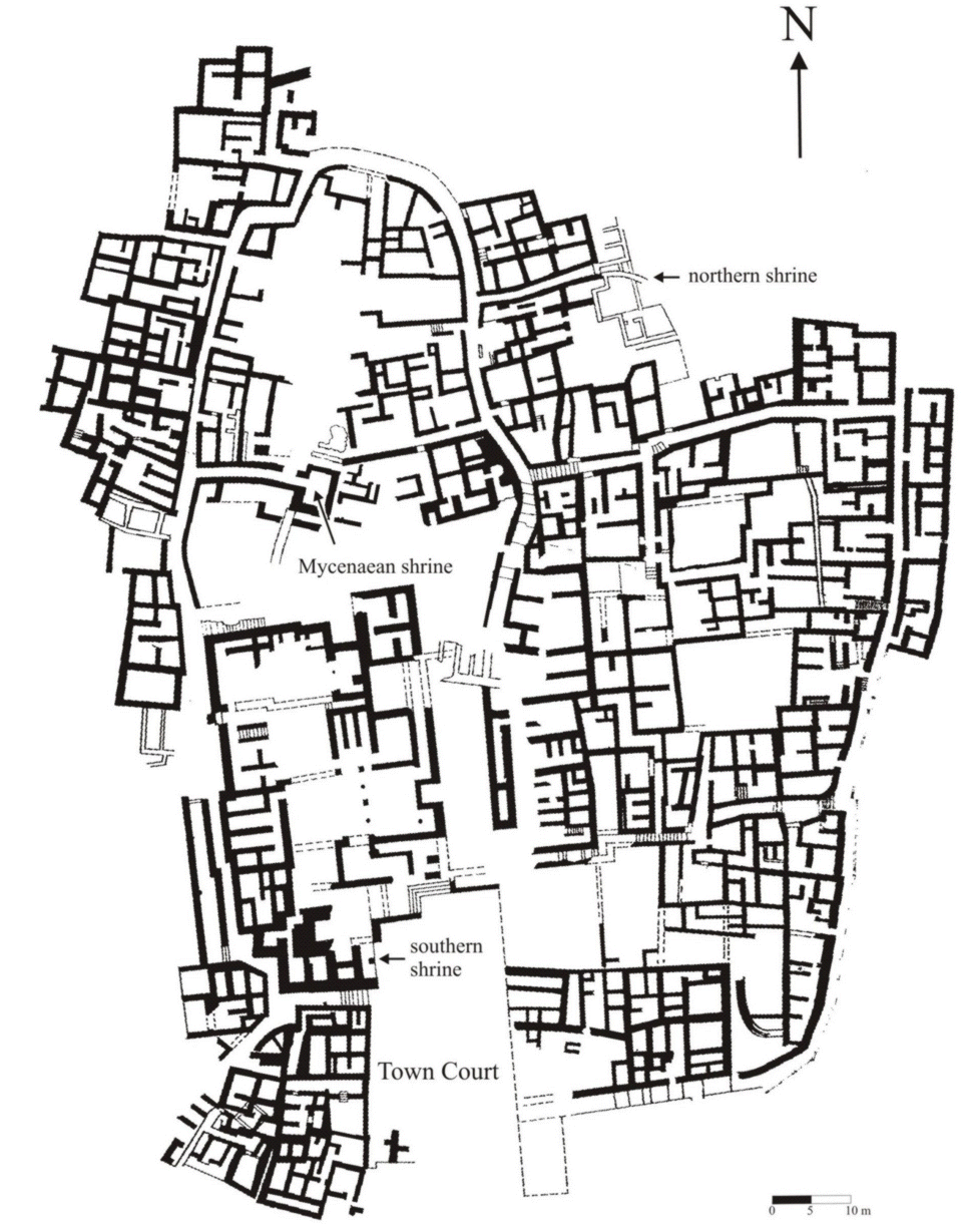 Town plan of Gournia
